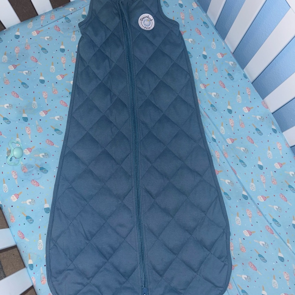 Dreamland Baby Quilted Weighted Blue Sleep Sack